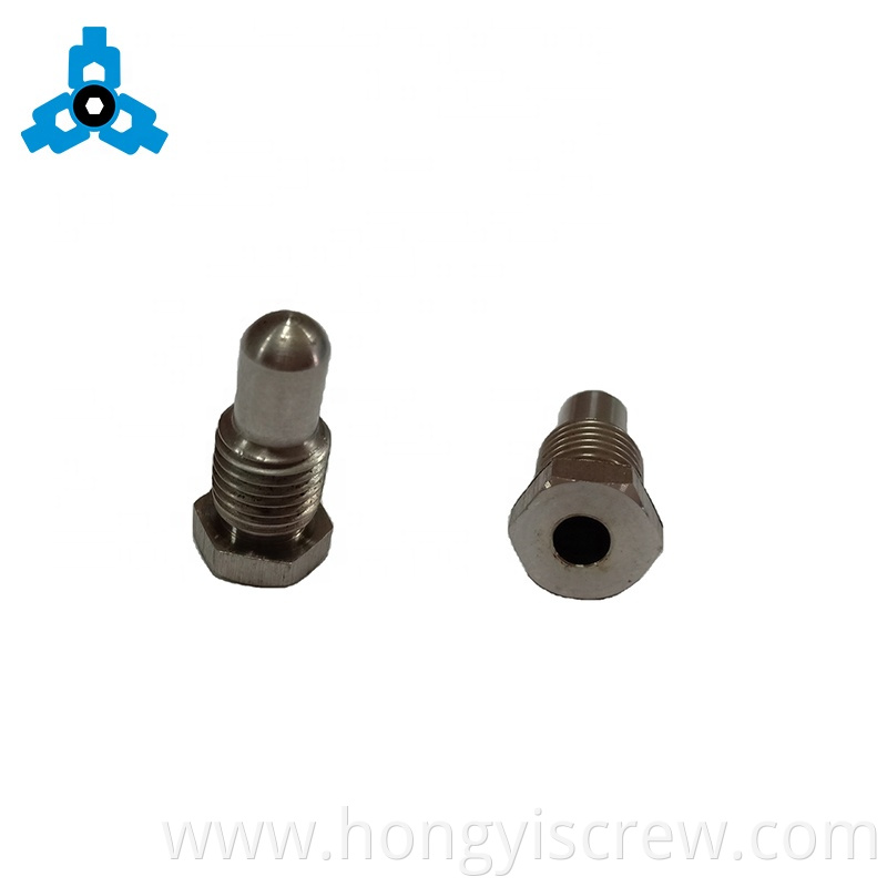 Custom Machinery Spare Parts With Thread Hex Socket Screw Bolt CNC Stainless Steel Stock Support